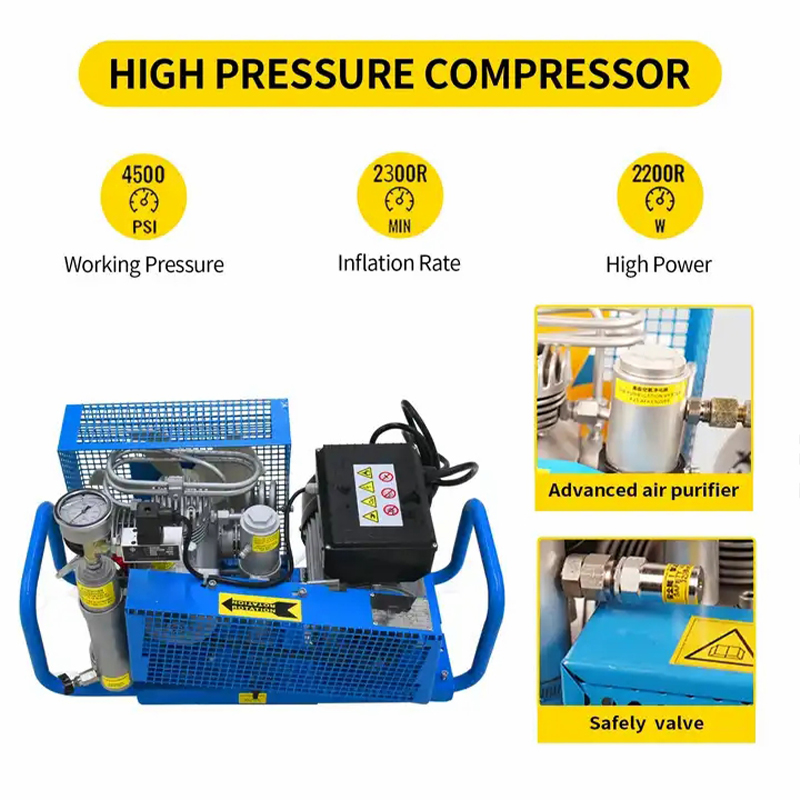 4500psi Air Compressor For Diving Breathe