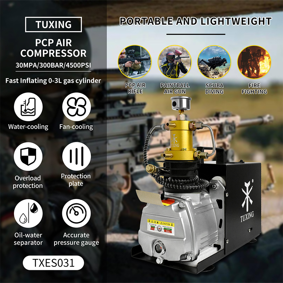 4500 psi air compressor pcp