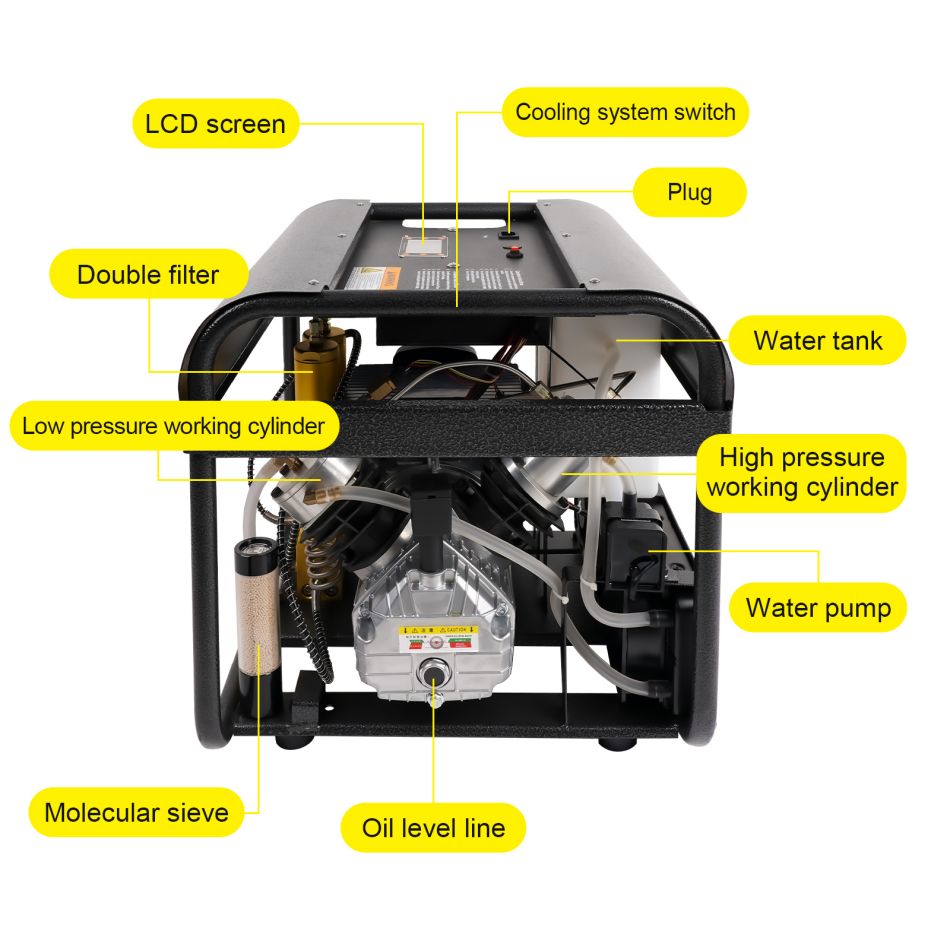 breathing air diving compressor