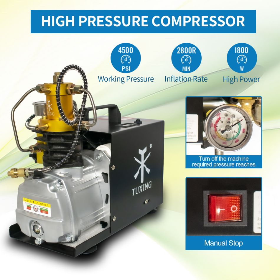 300bar pcp electric air compressor