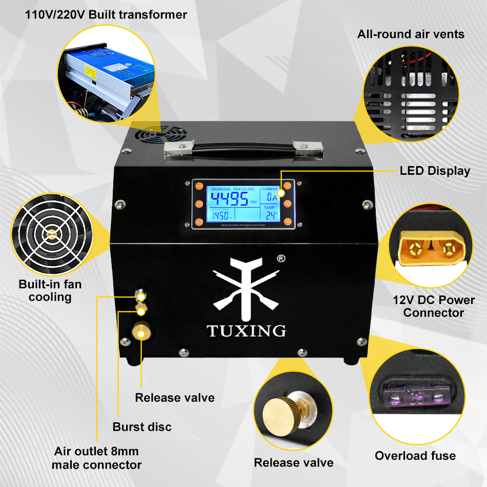 12v high pressure air compressor