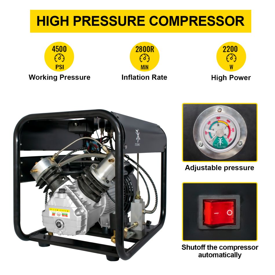 300bar pcp electric air compressor