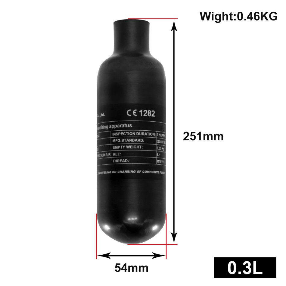 Composite Cylinder Of 300bar