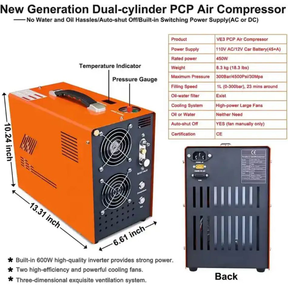 12v high pressure air compressor