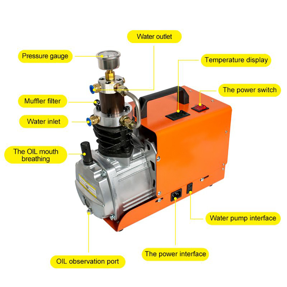 High Pressure Air Compressor For Breathing Air