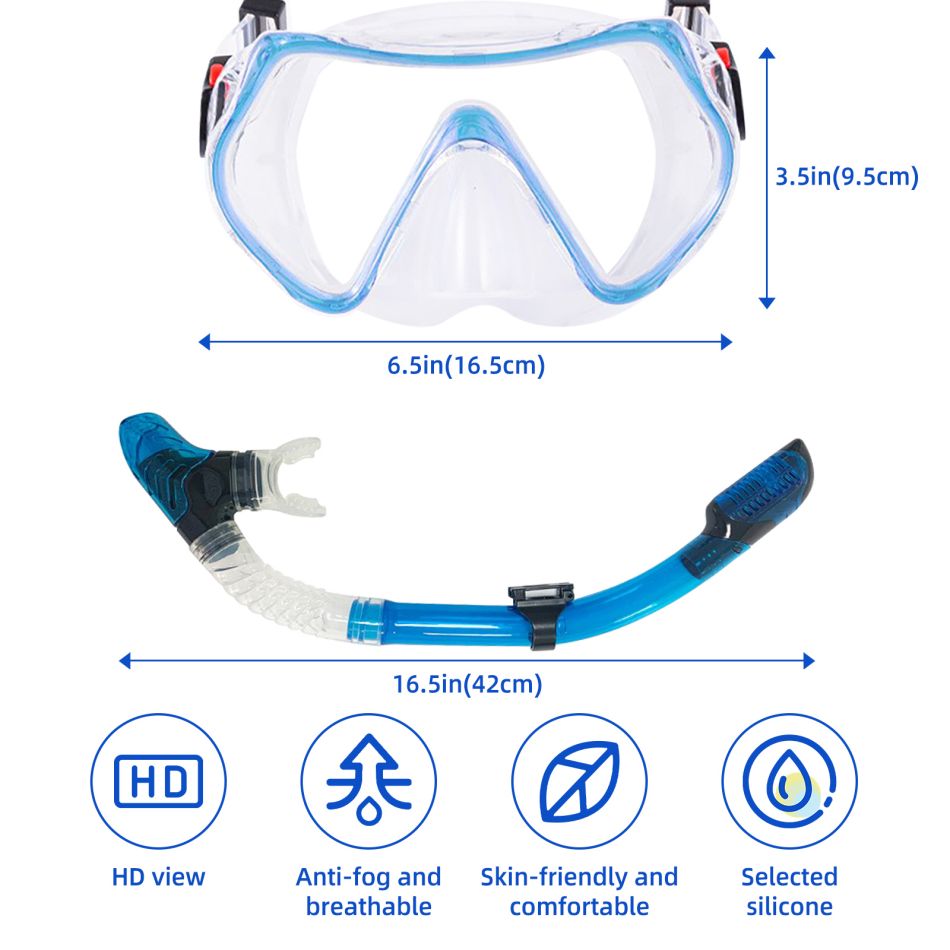 Snorkel Diving Goggles Swimming Mask