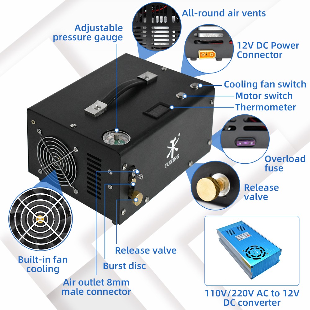 TUXING TXET061-2 方便易操作的空气压缩机